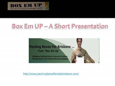 Storage Boxes Brisbane