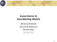 Zonta District 11 Area Meeting Module PowerPoint PPT Presentation
