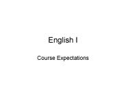 English I