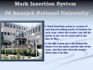 Mark Insertion System