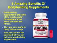 5 Amazing Benefits Of Bodybuilding Supplements