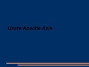 Usare Apache Axis