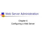 Web Server Administration