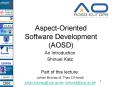Aspect-Oriented Software Development (AOSD) PowerPoint PPT Presentation