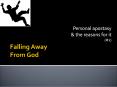 Falling Away From God PowerPoint PPT Presentation