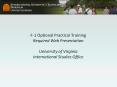 F-1 Optional Practical Training Required Web Presentation University of Virginia International Studies Office PowerPoint PPT Presentation