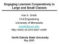 Engaging Learners Cooperatively in Large and Small Classes PowerPoint PPT Presentation