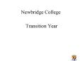 Newbridge College PowerPoint PPT Presentation