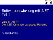 Was ist .NET? Die .NET Common Language Runtime
