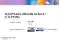 Build Windows Embedded Standard 7 in 30 minutes PowerPoint PPT Presentation