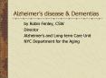 Alzheimer PowerPoint PPT Presentation