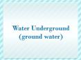 Water Underground (ground water) PowerPoint PPT Presentation