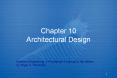 Chapter 10 Architectural Design PowerPoint PPT Presentation