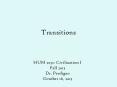 Transitions PowerPoint PPT Presentation