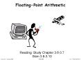 Floating-Point Arithmetic PowerPoint PPT Presentation