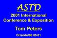ASTD 2001 International Conference PowerPoint PPT Presentation