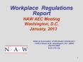 Workplace Regulations Report PowerPoint PPT Presentation