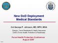 New DoD Deployment Medical Standards PowerPoint PPT Presentation