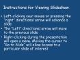 Instructions for Viewing Slideshow PowerPoint PPT Presentation