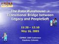The Data Warehouse: a Transitional Bridge between Legacy and PeopleSoft PowerPoint PPT Presentation