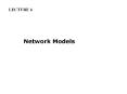 Network Models PowerPoint PPT Presentation