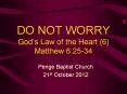 DO NOT WORRY God PowerPoint PPT Presentation