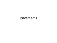Pavements