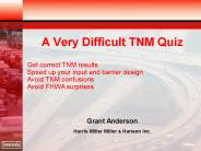 A Very Difficult TNM Quiz