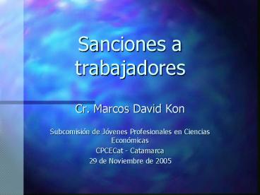 Sanciones a trabajadores