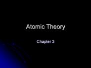 Atomic Theory