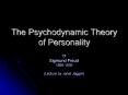 The Psychodynamic Theory of Personality PowerPoint PPT Presentation