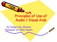 Principles of Use of Audio / Visual Aids PowerPoint PPT Presentation
