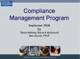 Compliance Management Program PowerPoint PPT Presentation