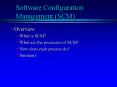 Software Configuration Management (SCM) PowerPoint PPT Presentation