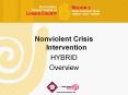 Nonviolent Crisis Intervention PowerPoint PPT Presentation