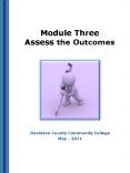 Module Three  Assess the Outcomes PowerPoint PPT Presentation