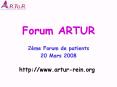 Forum ARTUR PowerPoint PPT Presentation