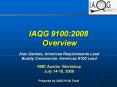 IAQG 9100:2008 Overview PowerPoint PPT Presentation
