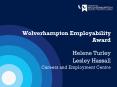 Wolverhampton Employability Award PowerPoint PPT Presentation