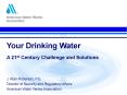 Your Drinking Water A 21st Century Challenge and Solutions PowerPoint PPT Presentation