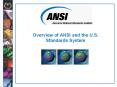 Overview of ANSI and the U.S. Standards System PowerPoint PPT Presentation