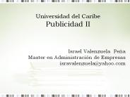 Universidad del Caribe Publicidad II