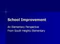 School Improvement PowerPoint PPT Presentation