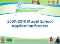 2009-2010 Model School Application Process PowerPoint PPT Presentation