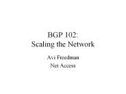 BGP 102: Scaling the Network