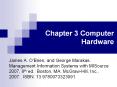 Chapter 3 Computer Hardware PowerPoint PPT Presentation