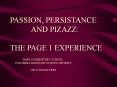 PASSION, PERSISTANCE PowerPoint PPT Presentation
