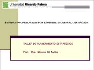 ESTUDIOS PROFESIONALES POR EXPERIENCIA LABORAL CERTIFICADA