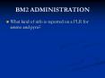 BM2 ADMINISTRATION PowerPoint PPT Presentation