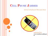CELLPHONE JAMMERS